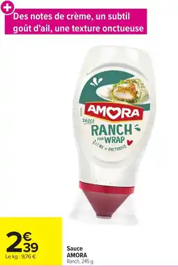 Carrefour Market Sauce amora offre