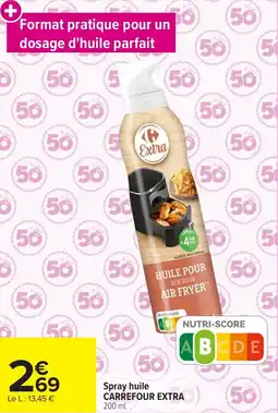 Carrefour Market Spray huile carrefour extra offre