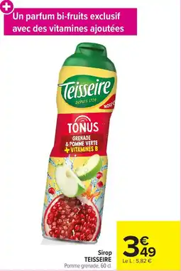 Carrefour Market Sirop teisseire offre