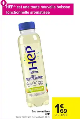 Carrefour Market Eau aromatisée hep offre