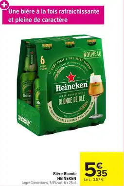 Carrefour Market Bière blonde heineken offre