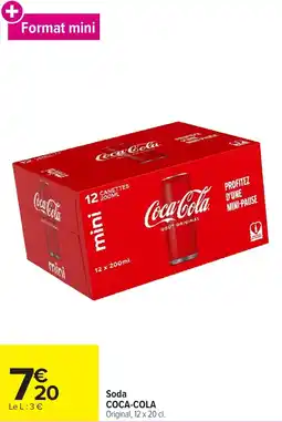 Carrefour Market Soda coca-cola offre