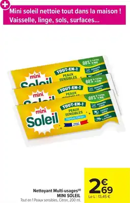 Carrefour Market Nettoyant multi-usages mini soleil offre