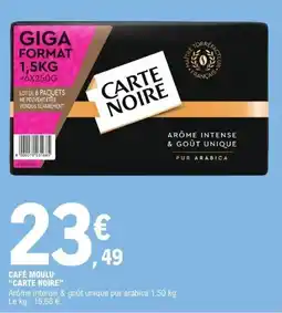 E.Leclerc CARTE NOIRE Café moulu offre