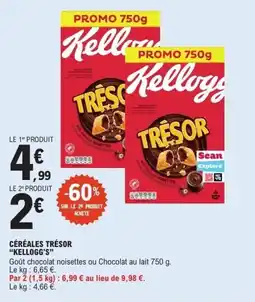 E.Leclerc KELLOGG'S Céréales trésor offre