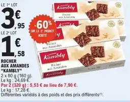 E.Leclerc KAMBLY Rocher aux amandes offre