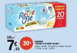 E.Leclerc RECRE O'LE MONT BLANC Gourdes offre