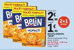 E.Leclerc BELIN Biscuits apéritifs offre