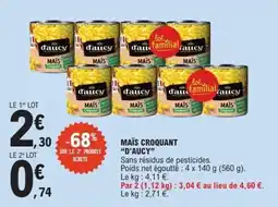 E.Leclerc D'AUCY Maïs croquant offre