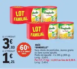 E.Leclerc BONDUELLE Maïs offre