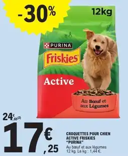 E.Leclerc PURINA Croquettes pour chien active friskies offre