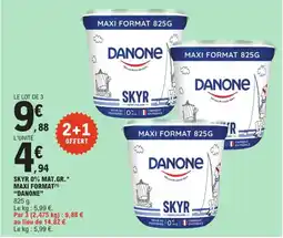 E.Leclerc DANONE Skyr 0% mat.gr maxi format offre
