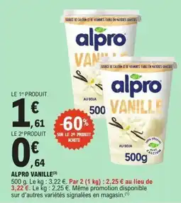 E.Leclerc ALPRO Vanille offre