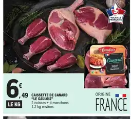 E.Leclerc LE GAULOIS Caissette de canard offre