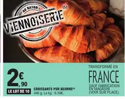 E.Leclerc Croissants pur beurre offre