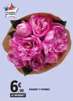 E.Leclerc Bouquet 7 pivoines offre