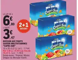E.Leclerc CAPRI-SUN Boisson aux fruits saveur multivitamines offre