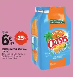 E.Leclerc OASIS Boisson saveur tropical offre
