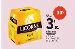 E.Leclerc LICORNE Bière pils offre