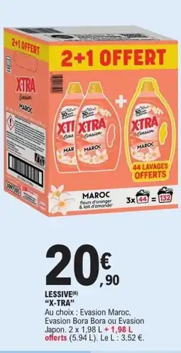 E.Leclerc X-TRA lessive offre