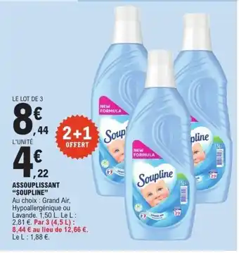 E.Leclerc SOUPLINE Assouplissant offre