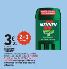 E.Leclerc MENNEN Deodorant offre
