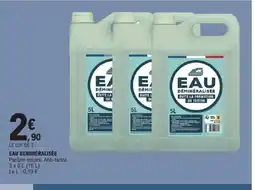 E.Leclerc Eau deminéralisée offre