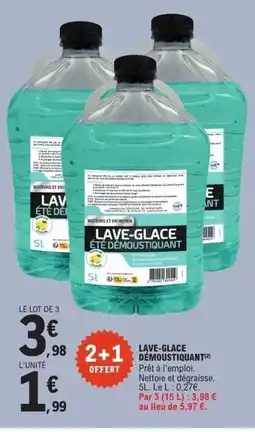 E.Leclerc Lave-glace demoustiquant offre