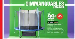 E.Leclerc WOODSUN Trampoline offre