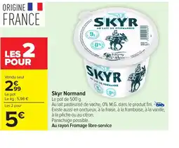 Carrefour Skyr Normand offre