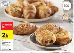 Carrefour 15 mini viennoiseries pur beurre offre