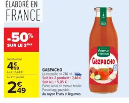 Carrefour Gaspacho offre
