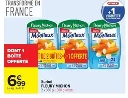 Carrefour FLEURY MICHON Surimi offre