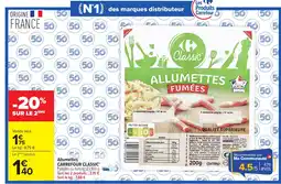Carrefour CARREFOUR CLASSIC Allumettes offre