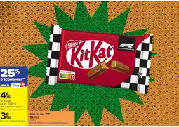 Carrefour NESTLÉ Mini Kit Kat F1 offre