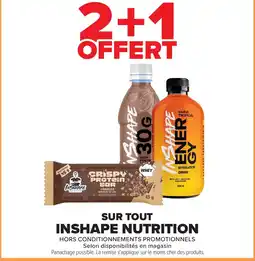 Carrefour Sur tout inshape nutrition offre