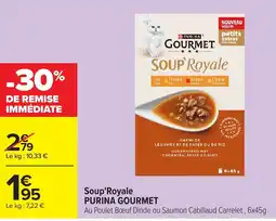 Carrefour PURINA GOURMET Soup'Royale offre