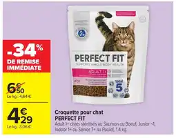 Carrefour PERFECT FIT Croquette pour chat offre