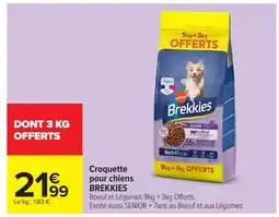 Carrefour BREKKIES Croquette pour chiens offre