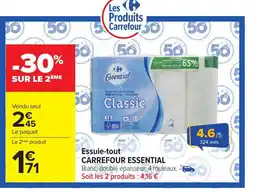 Carrefour CARREFOUR ESSENTIAL Essuie-tout offre
