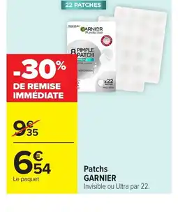 Carrefour GARNIER Patchs offre