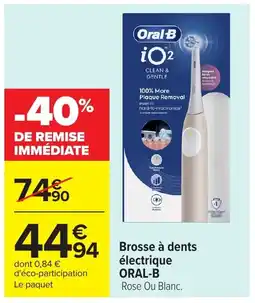 Carrefour ORAL-B Brosse à dents électrique offre