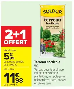 Carrefour Terreau horticole offre
