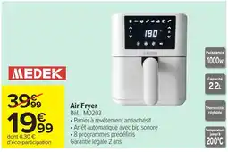 Carrefour MEDEK Air Fryer offre