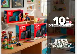 Carrefour Sur toutes les consoles nintendo switch ou switch 2 offre