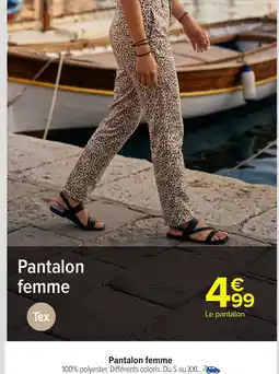 Carrefour TEX Pantalon femme offre
