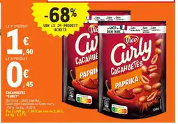 E.Leclerc CURLY Cacahuètes offre