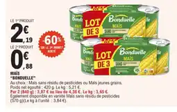 E.Leclerc BONDUELLE Maïs offre