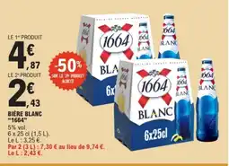 E.Leclerc 1664 Bière blanc offre