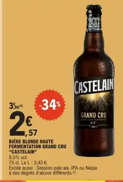 E.Leclerc CASTELAIN Bière blonde haute fermentation grand cru offre